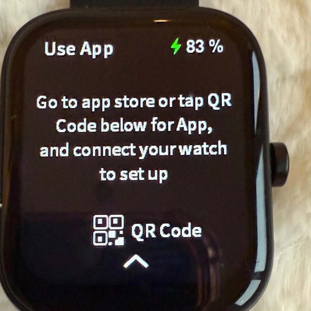Advanced Smartwatch with Black Strap